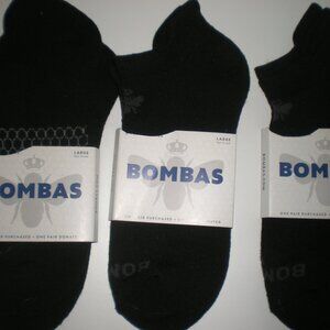 Bombas Socks Black Large (3 pairs)